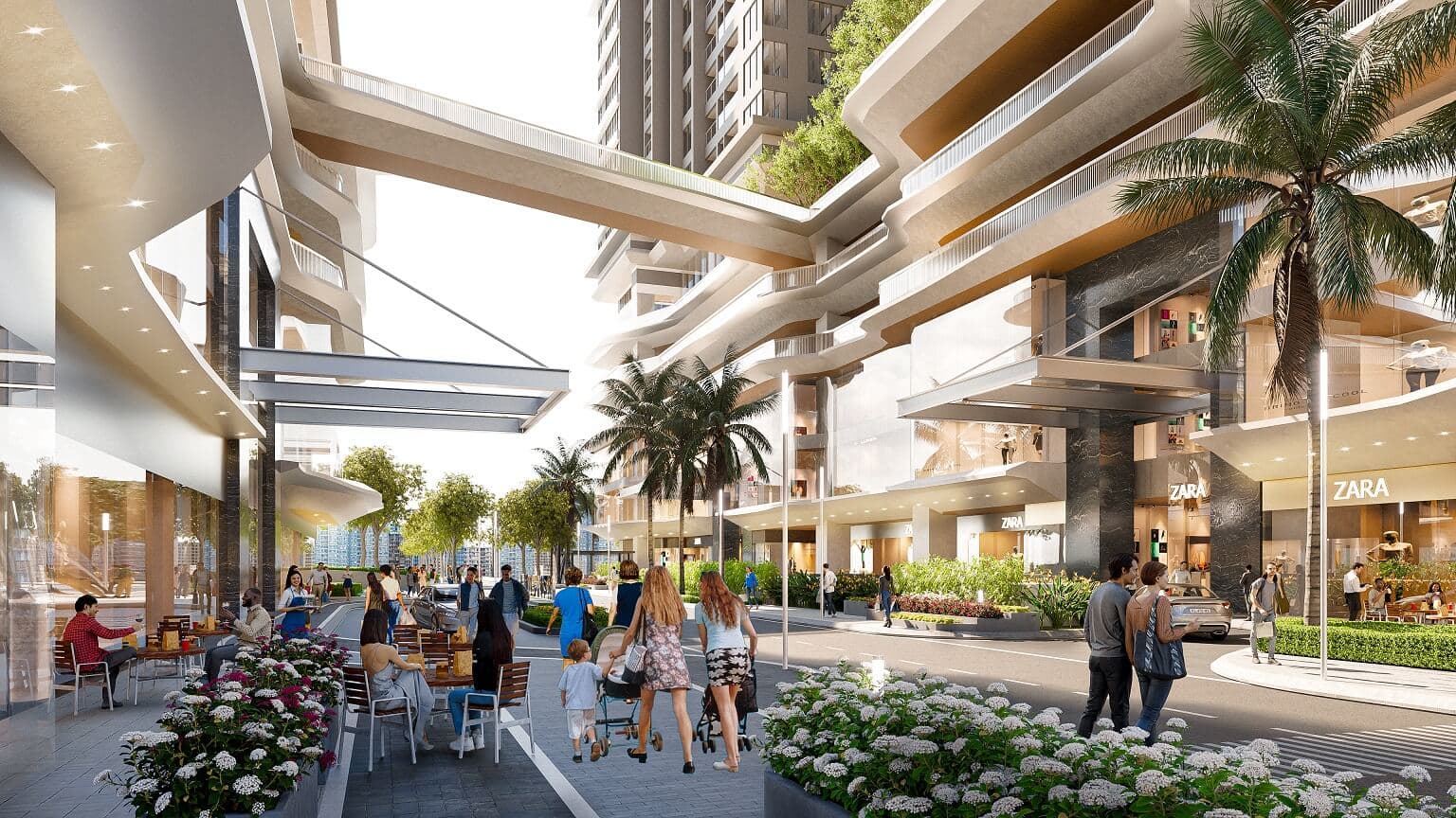 Khu café & nhà hàng